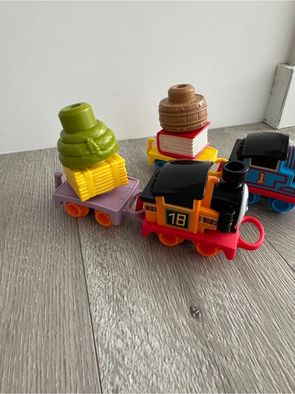 Thomas & Friends Toddler Toy My First Thomas Push-Along Trains Stacking Cargo